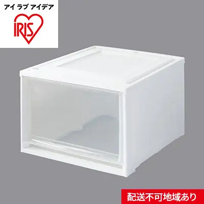 チェスト3個セット BC-LD ホワイト／クリア チェスト