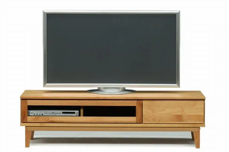 【幅153.1 奥行44.5 高さ42.8】モニカ153センチ幅テレビボード（脚組立込み）