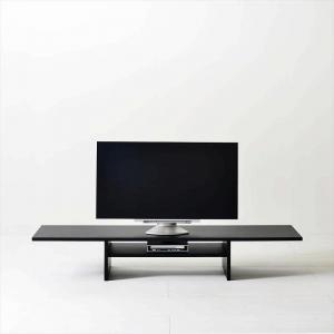 シンプルでおしゃれなテレビボード　konojiＴＶボード150／ブラック　テレビ台　無垢材　天然木　ロータイプ　完成品　ローボード　ローテーブル　センターテーブル　パソコンデスク　本棚