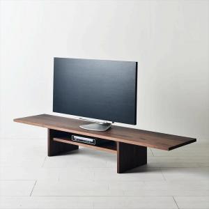 シンプルでおしゃれなテレビボード　konojiＴＶボード150／ウォールナット　テレビ台　無垢材　天然木　ロータイプ　完成品　ローボード　ローテーブル　センターテーブル　パソコンデスク　本棚