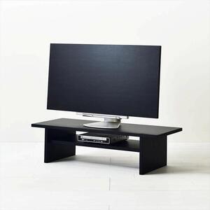 シンプルでおしゃれなテレビボード　konojiＴＶボード90／ブラック　テレビ台　無垢材　天然木　ロータイプ　完成品　ローボード　ローテーブル　センターテーブル　パソコンデスク　本棚