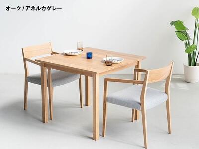 DT03 ウレタン DC02 アネルカグレー オーク 3点 ダイニングセット