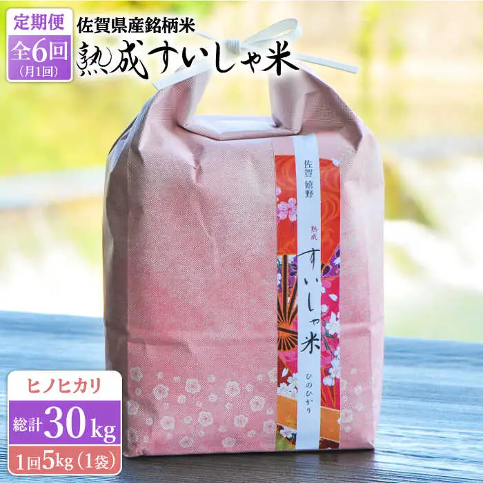 【定期便】 白米 令和7年産ヒノヒカリ5kg NAO058 全6回 白米