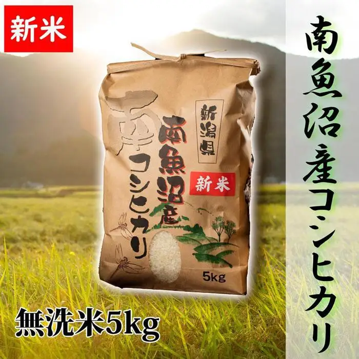 【令和8年産 新米予約】【高級】南魚沼産こしひかり 無洗米5kg 新潟県の特A地区南魚沼市の美味しいお米【銘柄米 ブランド米 無洗米 こしひかり コシヒカリ 魚沼産 新潟米】【2026年10月上旬から1ヶ月以内に順次発送予定】