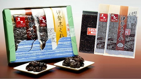 共和ネット 伊勢志ぐれのあさり（200g） ／ 蛤 しぐれ詰合せ箱入（120g） ＋ あさり志ぐれ（80g×1袋） ・ 蛤志ぐれ（70g×1袋） ・ 子持ちきくらげ 3色しぐれ詰合せ箱入（100g×1袋） 合計570g
