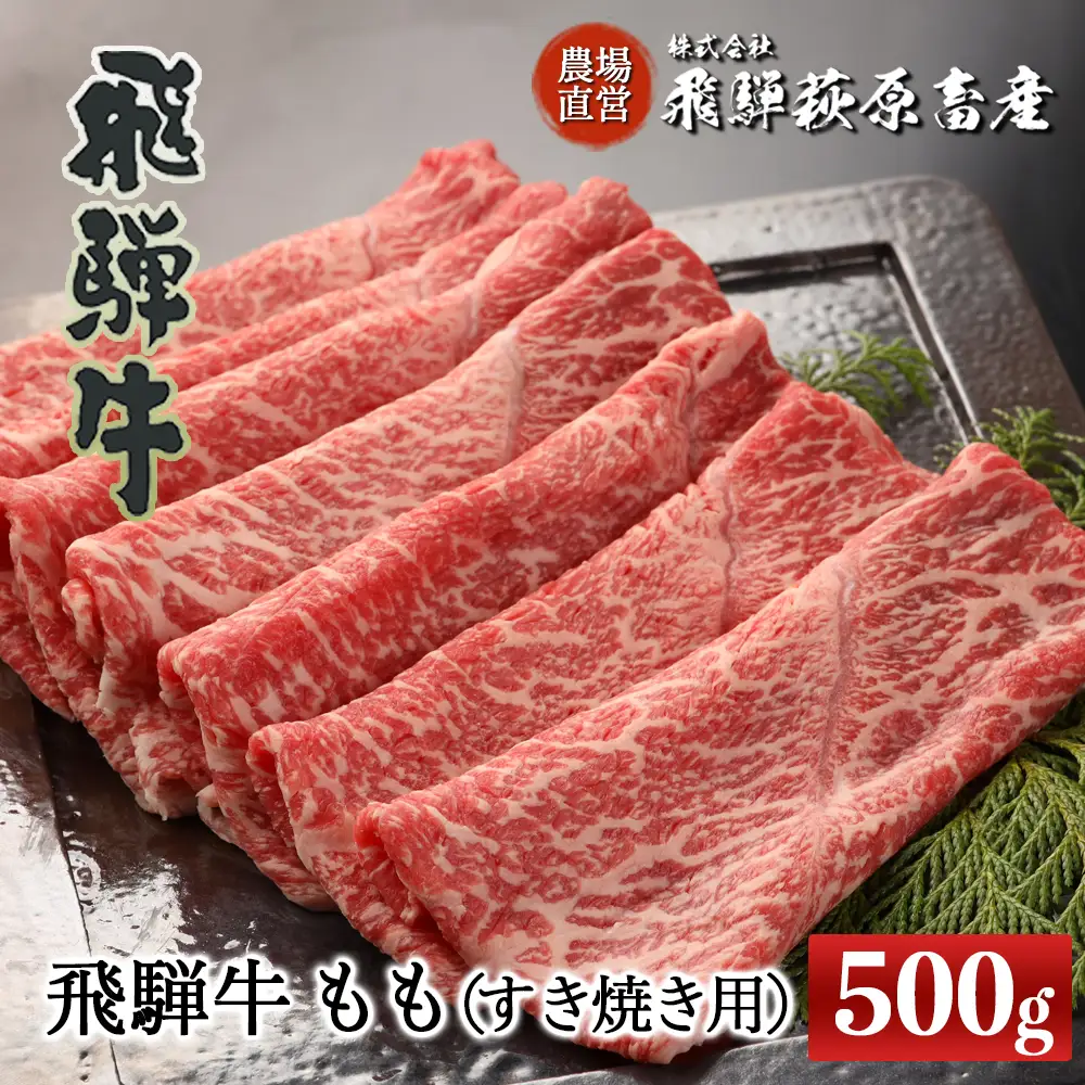 飛騨牛ももすき焼き用 500g 【22-30】