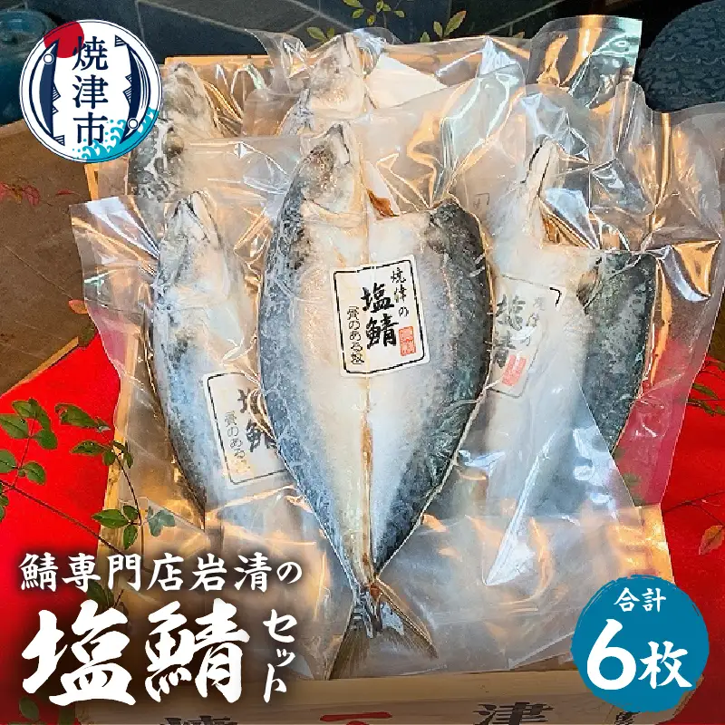 「塩鯖6セット」国産　さば　鯖　サバ　塩サバ　個包装　冷凍 グルメ　贈答 (a18-111)