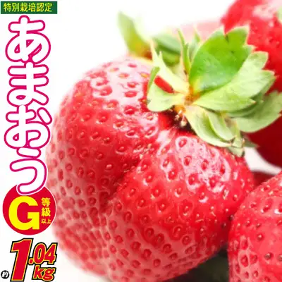 あまおう G以上 約1.04kg 約260g×4パック ※配送不可：北海道・東北・沖縄・離島 果物 苺 フルーツ デザート 旬 大粒 グランデ等級以上 旬のあまおう 福岡の特産品 