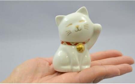 有田焼 香蘭社 招き猫・置物 縁起物 インテリア 招福 猫 福 まねきねこ 35000円 3.5万円 ab020