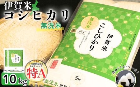 米 令和7年産 無洗米 伊賀米コシヒカリ 10kg（5kg×2）【jaig0005】