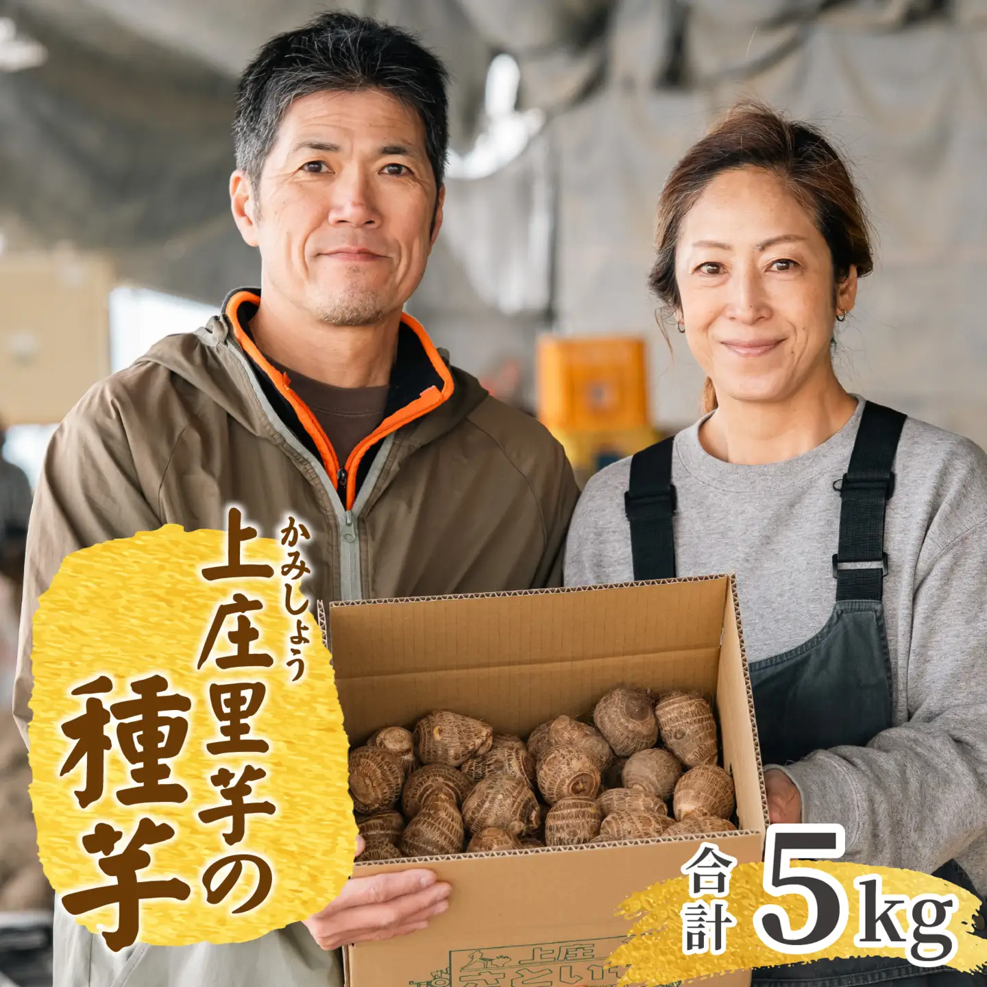 【先行予約】日本の美味い里芋を栽培！上庄里芋の種芋 5kg【2027年3月10日～出荷】[B-001005]