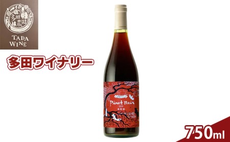 赤ワイン ピノ・ノワール2020 多田ワイナリー ミディアムボディ 赤ワイン【750ml】