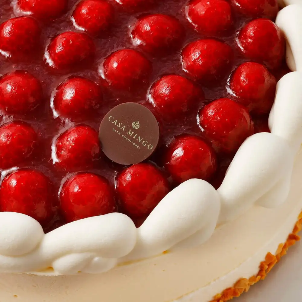高級洋菓子 シュス木苺レアチーズケーキ12cm シュス レアチーズ ケーキ ホール 木苺 ギフト 誕生日 バースデー 12cm 4号 
