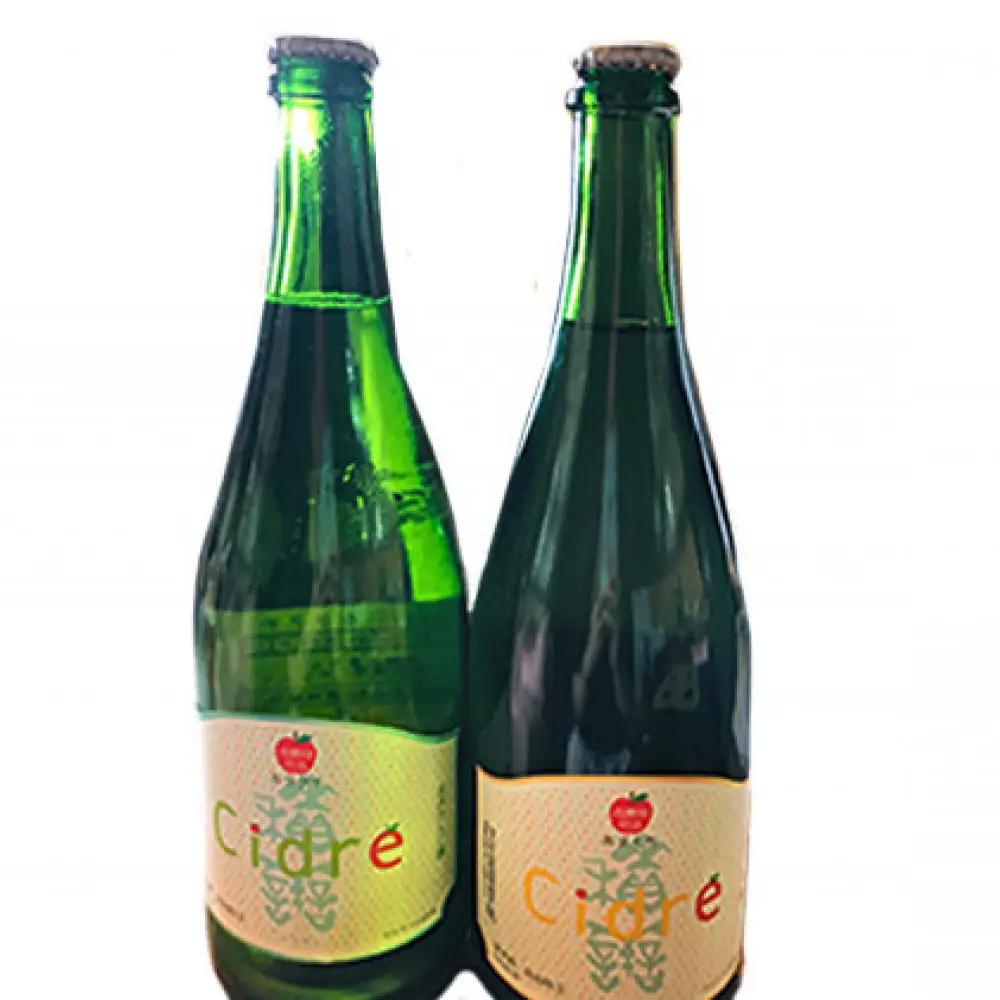 積善（せきぜん） Cidre 飲み比べセット （あまくち，からくち） りんご 発泡酒 750ml×2本 酒 シードル 洋酒 お酒 アップル リンゴ 林檎 | お酒 飲み比べ セット 甘口 辛口 りんご 人気 おすすめ ギフト プレゼント 送料無料 長野県 長野市 信州 信濃 ふるさと納税