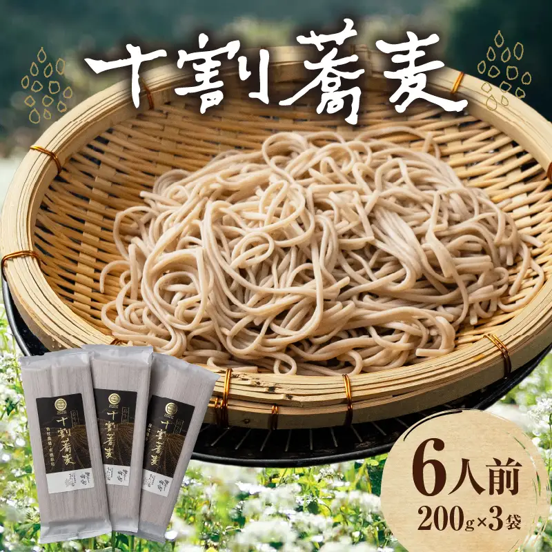 そば 高千穂 有機栽培 10割蕎麦 200g×3袋