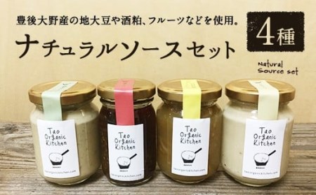 019-822x1 ナチュラル ソース セット 4種  計370ml  詰合せ ( フムス / ラー油 / タルタルソース / ジャム )