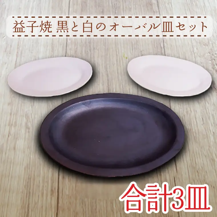 益子焼 オーバル皿 セット 益子町 AH002