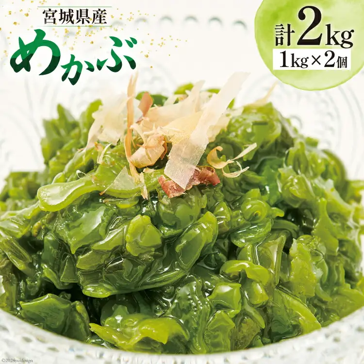めかぶ 海藻 1kg 2個