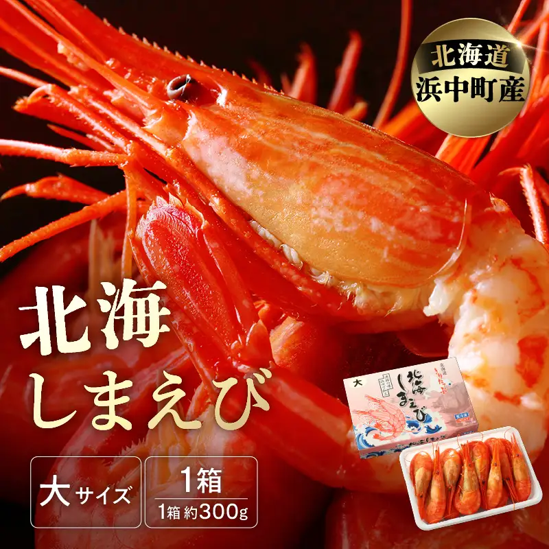 北海しまえび(大) 300g×1箱 えび_H0001-1221
