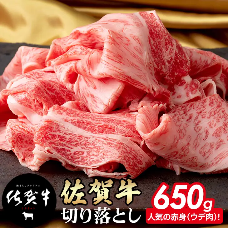 佐賀牛 牛肉切り落とし 650g 牛肉切り落とし B170-026