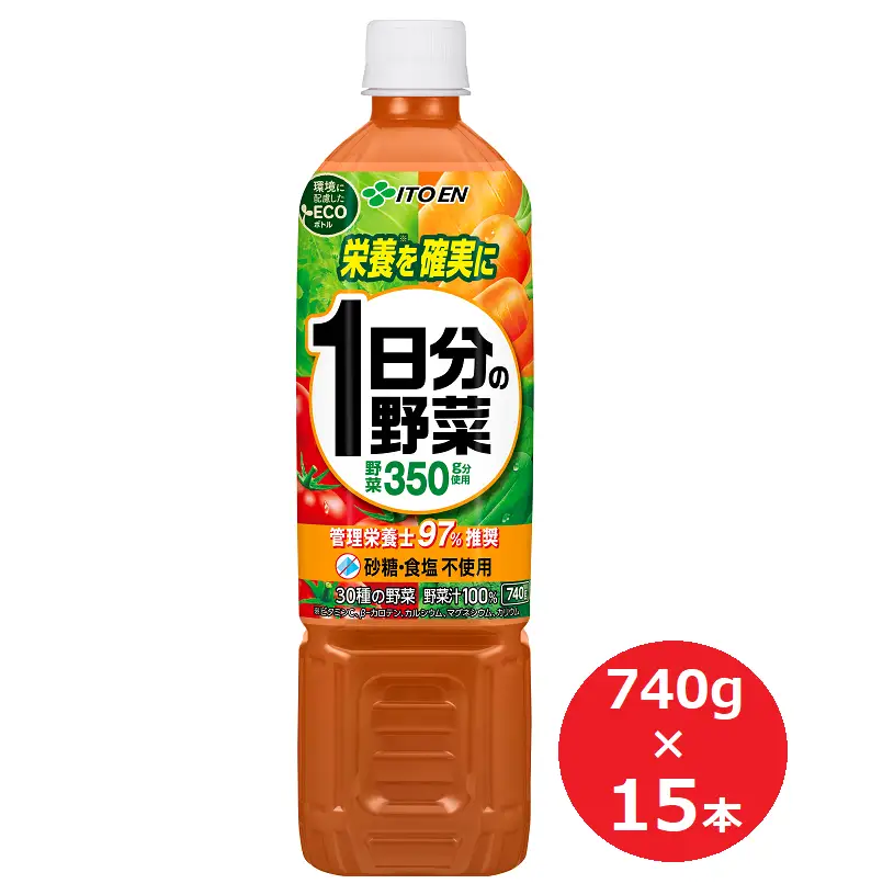 伊藤園　１日分の野菜「740ｇ×15本」