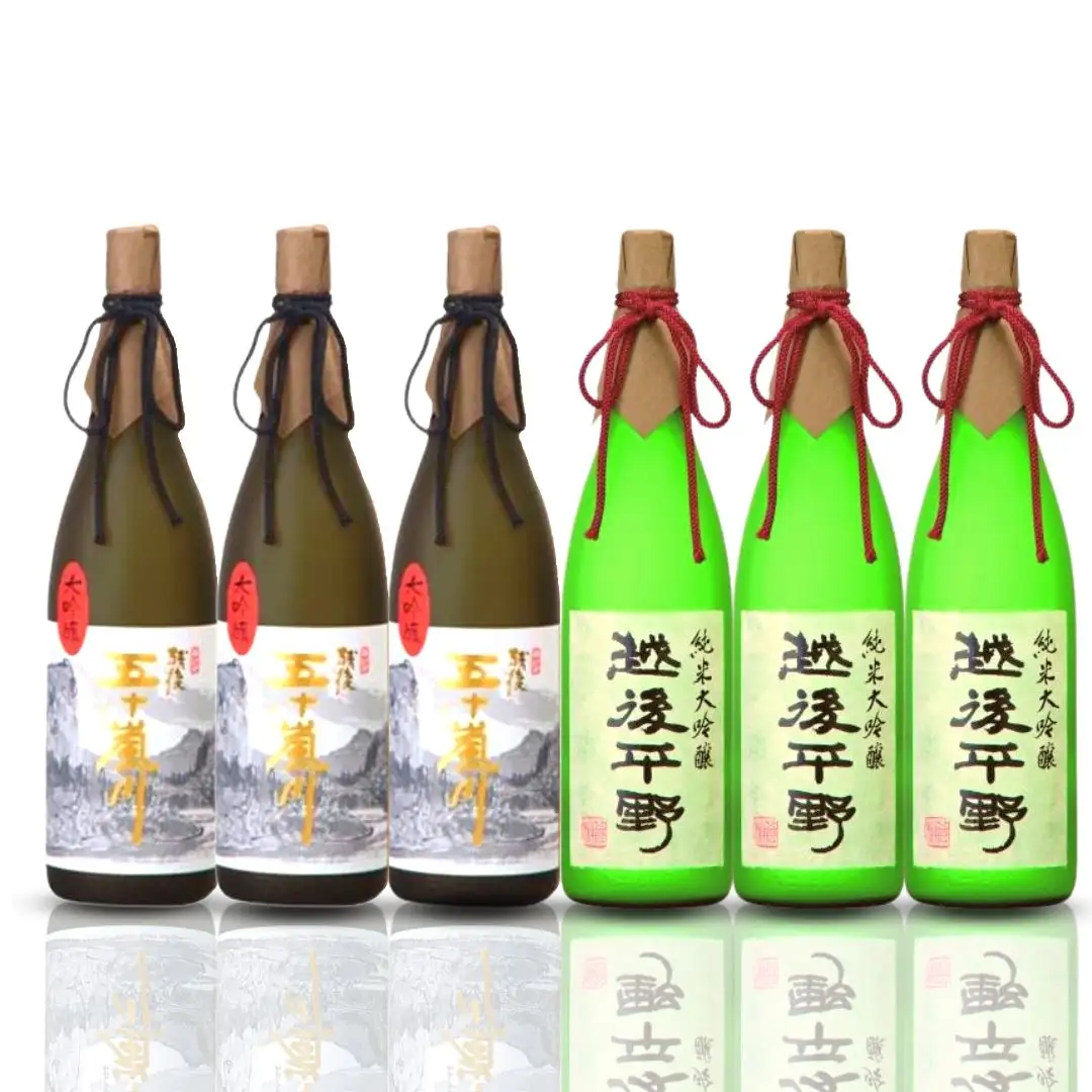 新潟清酒 大吟醸・純米大吟醸6本セット 日本酒 [福顔酒造] 【192P001】