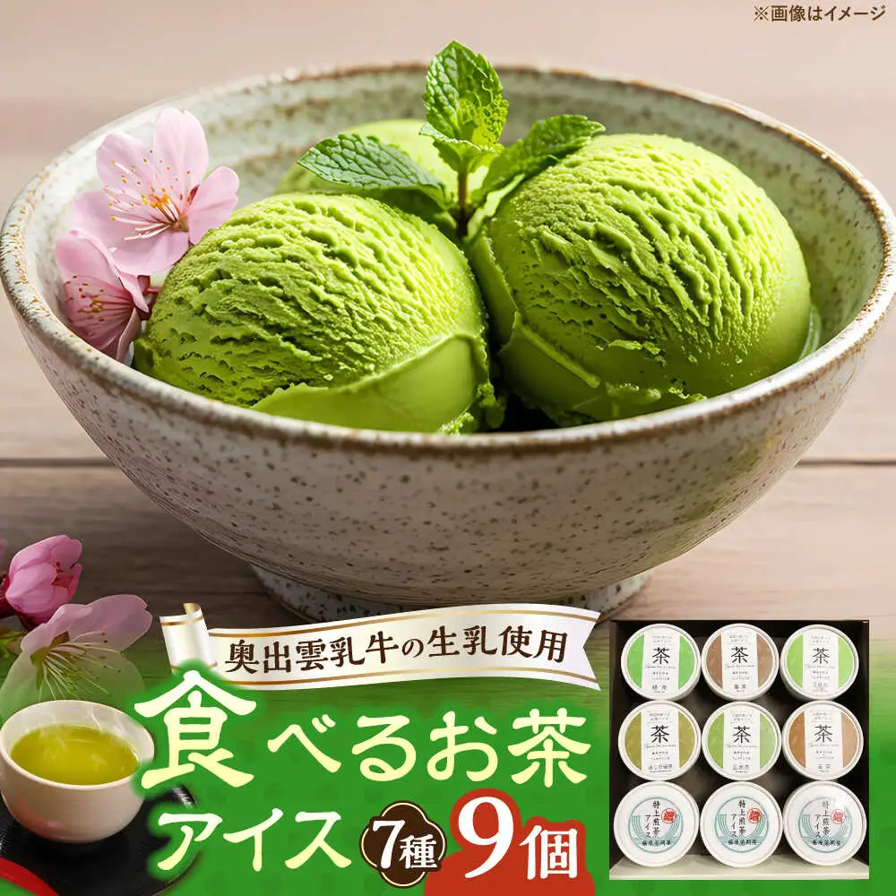 お茶アイス 9個セット [AIAY004]（スイーツ アイスクリーム）