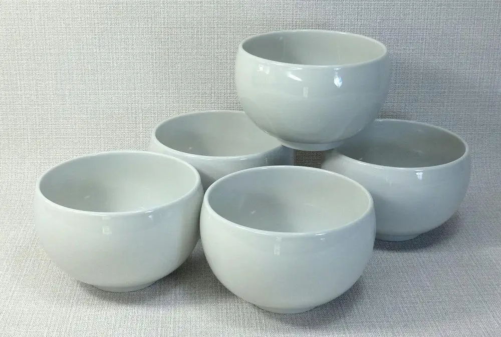 【波佐見焼】φ１2.５ｃｍ小ぶり丼・汁碗5個組 白　【西海陶器】 5 67592｜波佐見焼 陶器