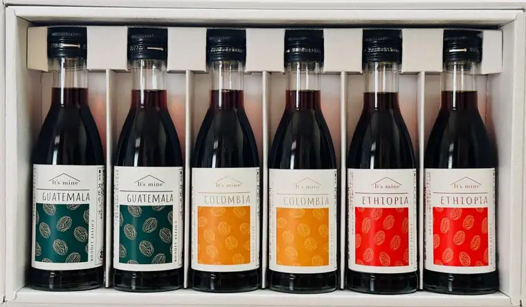 It's mine「珈琲のお酒セット」（3種類*各2本）　ブランデー 甘い香り 濃厚 抽出 日本酒 U-65
