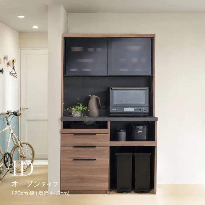 食器棚 カップボード 組立設置 IDA-S1202R [No.756]