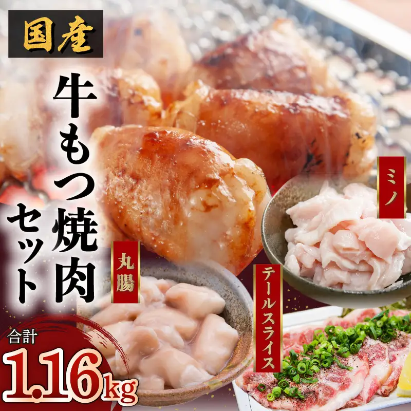 国産 ！ 牛 もつ （ ホルモン ） 焼肉 セット K002-007 肉 牛肉 冷凍