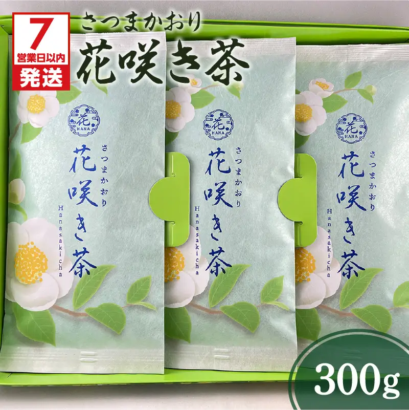 【7営業日以内に発送】さつまかおり 花咲き茶 K115-003 スピード配送 最短 すぐ届く お急ぎ