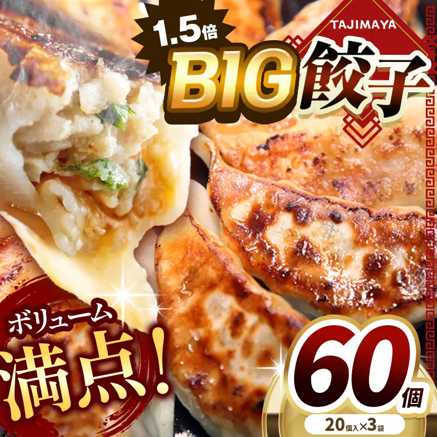 たじまや オリジナル ビッグ 餃子 60個