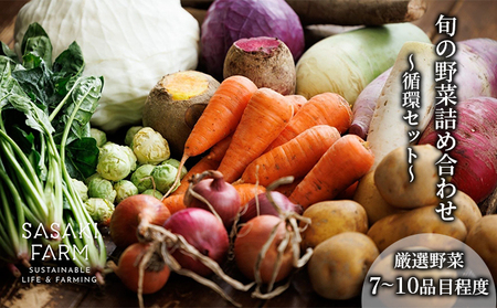 野菜詰合せ 佐々木ファーム 自然栽培 北海道産 野菜詰合せ【7〜10品目】