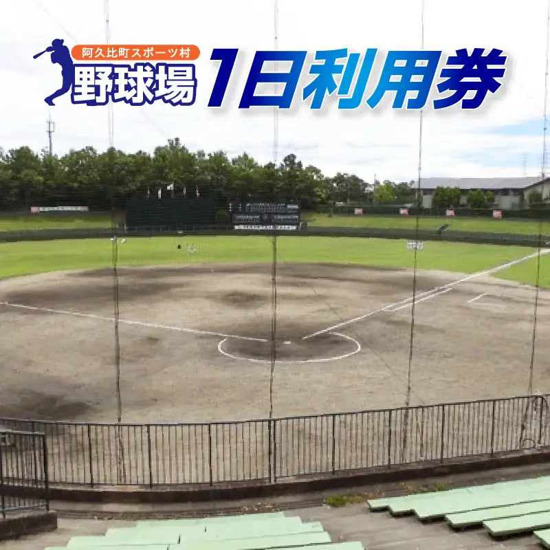 阿久比町スポーツ村野球場　一日（8：30～16：30）利用券 ｜チケット 阿久比町