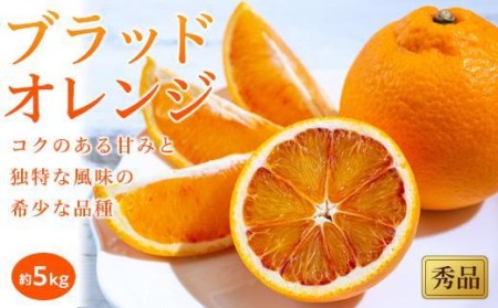 【2027年3月中旬頃から順次発送】　ブラッドオレンジ＜秀品＞約5kg【KK028_x】