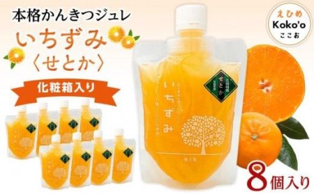 本格かんきつジュレ「いちずみ」＜せとか＞　８個入り【化粧箱入り】【KK1031】
