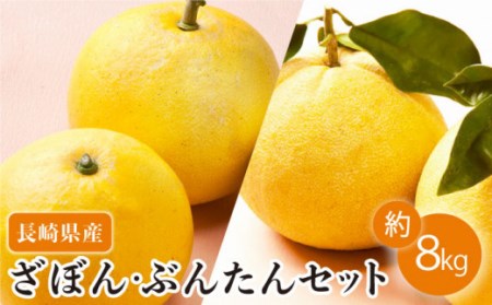 【数量限定】長崎ざぼん&ぶんたん セット 約8kg  [OAF008]