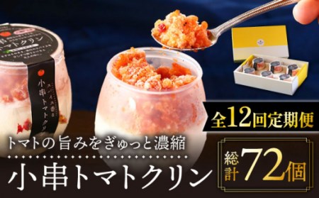 【12回定期便】アイス シャーベット 小串トマトクリン 計72個[OBJ011] アイス シャーベット