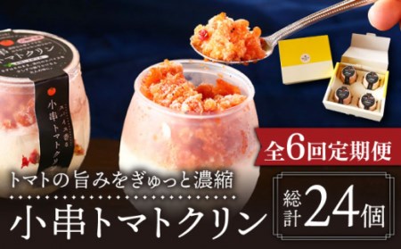 【6回定期便】アイス シャーベット 小串トマトクリン 計24個[OBJ006] アイス シャーベット
