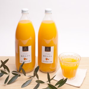 無添加・有田みかん100%ストレートジュース1000ml×2本【ikd107A】