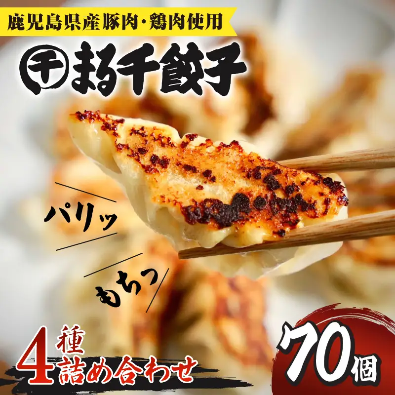 まる千餃子 詰め合わせ 合計70個 K067-001 肉 豚肉 惣菜 総菜 冷凍