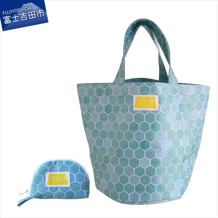 IIYU TEXTILE オケバック＆フロセンウォレット ブルー