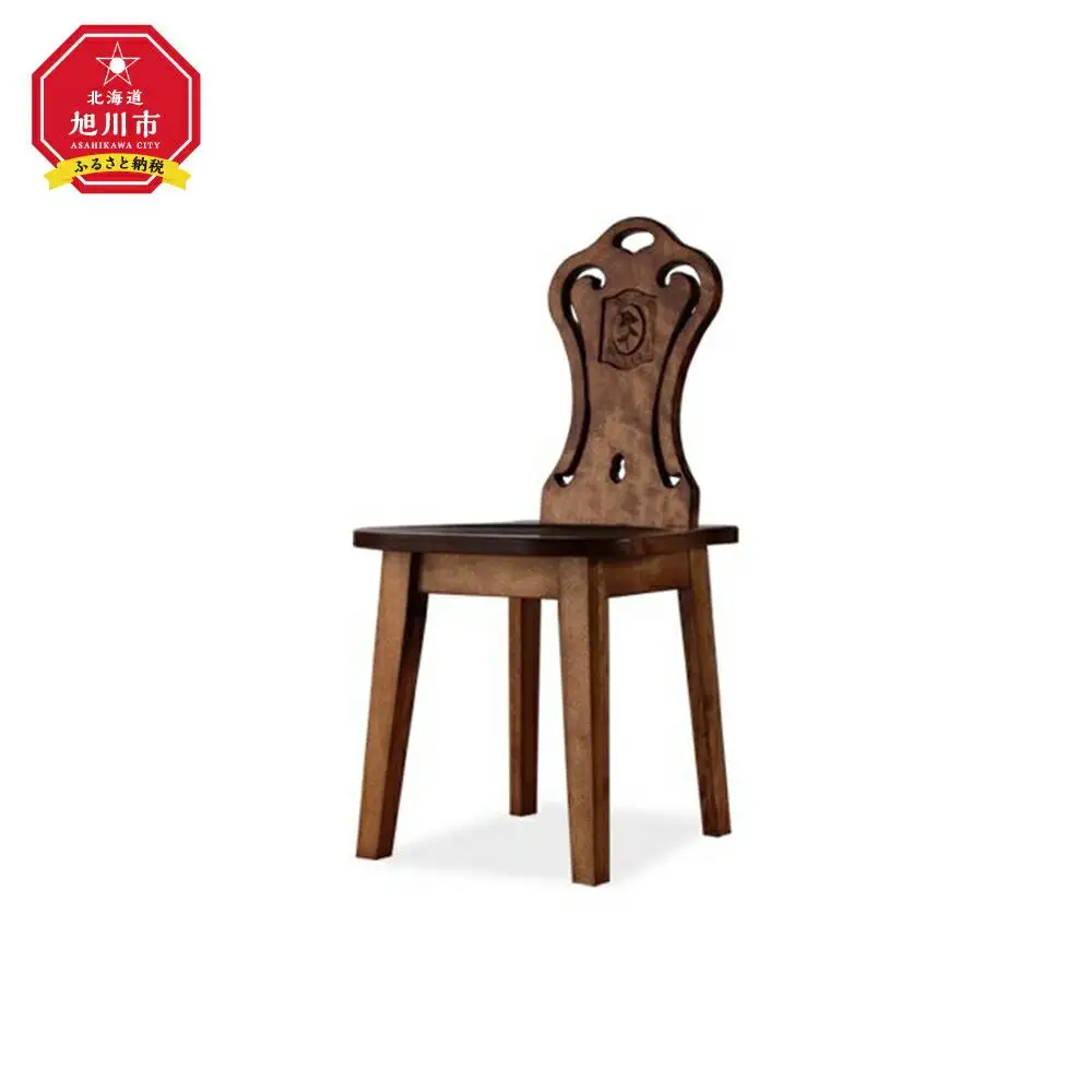 旭川家具 クリエイトファニチャー CANTERBURY(カンタベリー) チェアK Cタイプ 【 国産 無垢 インテリア 木製 クラシック チェア 椅子 チェアー ダイニングチェア 北海道 】 _00787