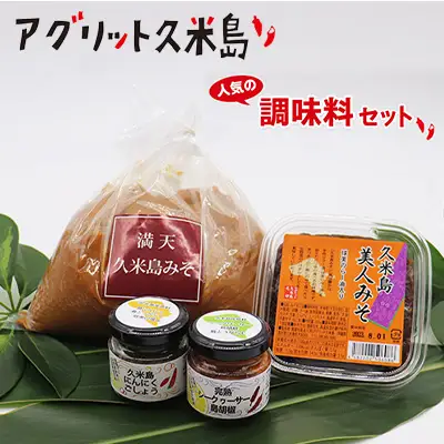  味噌 【アグリット久米島】人気の調味料セット みそ