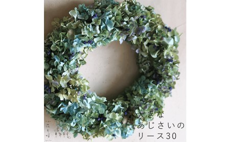 ドライフラワーリース 花七曜 大きなあじさい ドライフラワーリース
