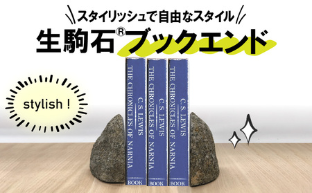 生駒石R ブックエンド
