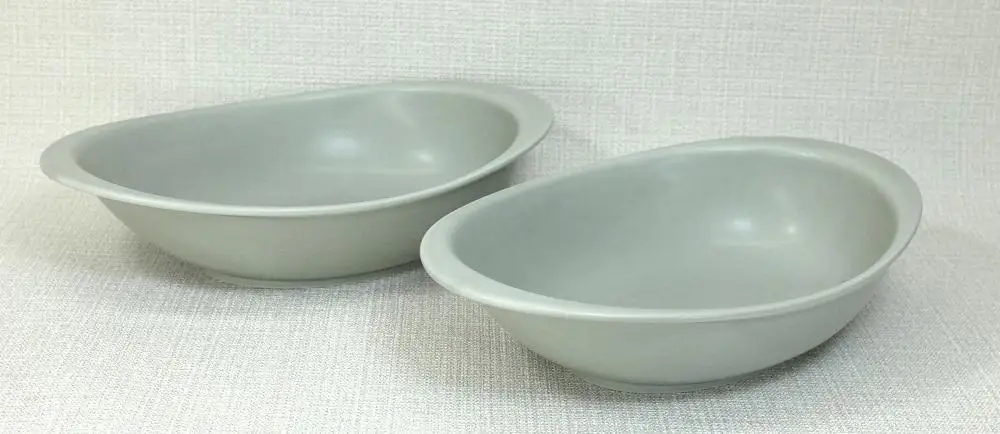 【波佐見焼】 22.5×14×5.5cm楕円オーブン鉢2個組GRL【西海陶器】2 37660｜波佐見焼 陶器