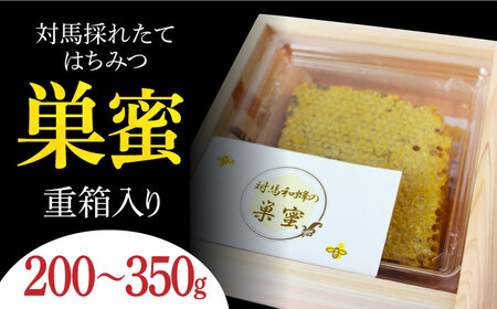 対馬はちみつ 採れたて 巣蜜 つしま ひのき 重箱 ギフト蜂蜜 ハチミツ 贈答  [WAM014]