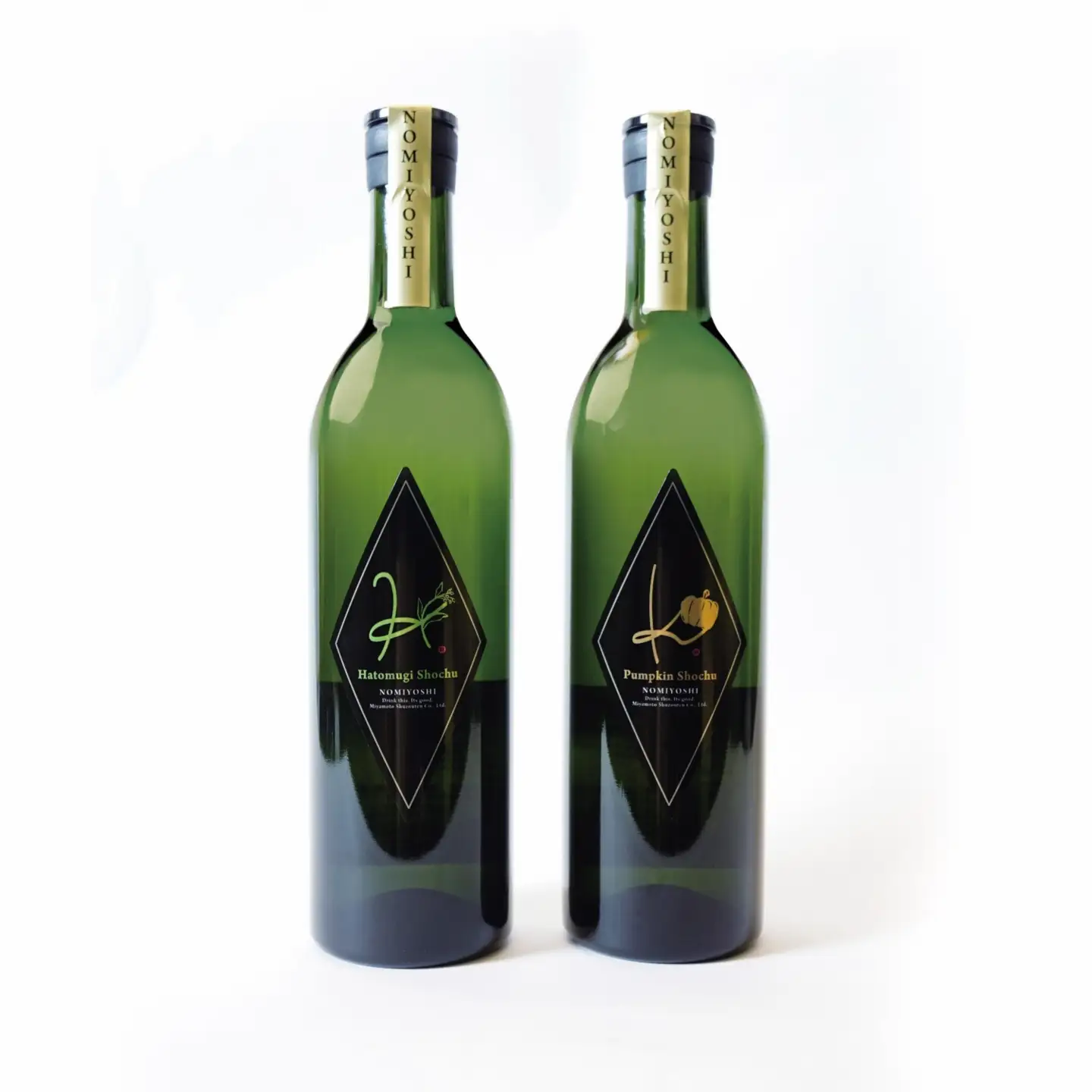のみよし かぼちゃ焼酎＆はと麦焼酎セット（720ml×各1本）